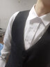 卡度顿 西服套装男三件套修身商务西装职业正装外套男新郎伴郎结婚礼服 黑色(外套+西裤+马甲+衬衫) M【80-100斤】+7件礼品 实拍图