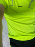 欧联霸运动套装男速干夏季足球训练服跑步服宽松两件套短袖短裤健身服 荧光绿 3XL(建议体重160-175斤) 实拍图