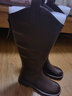 天美意靴子女商场同款时装靴休闲女高筒靴女鞋 啡色 39 实拍图