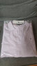 TOMMY JEANS【透气舒适】春夏女装珠地棉气质收腰显瘦V领宽松长裙连衣裙 淡紫色W06 L （推荐：125-140斤） 实拍图