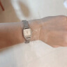 天梭（TISSOT）瑞士手表乐爱系列小方盘时尚钢带石英女表 T058.109.11.036.00 晒单实拍图