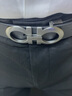 菲拉格慕（Ferragamo） 腰带男士休闲商务正装皮带【带宽约3.5cm/可裁剪】 675542 464231/枪扣 115码【适合3尺5以内腰围】 实拍图