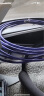 山泽 七类双屏蔽网线 低烟无卤无氧铜箱线 CAT7类工程家装万兆网络宽带线 100米紫色 710SZP 晒单实拍图