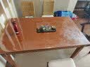 钟爱一生桌垫透明桌面垫餐桌布防水防油PVC软玻璃茶几垫水晶板台面垫抗菌 【透明4.0】口含级防油久用不发黄-足厚2mm 85*140cm 实拍图