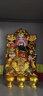财神爷神像家用陶瓷文财神佛像供奉乔迁店铺开业文财神爷桌面摆件套装 14寸金文财神（不带灯套装） 实拍图