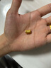 六桂福珠宝古法黄金麒麟转运珠5D硬金足金路路通手串男女礼物 默认配黑手绳17cm 1.10g【JD发货京速达】19cm黑绳款 实拍图