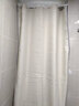 柏格美 欧式简约小窗帘轻奢低调款防水浴帘套装免打孔窗帘遮挡门帘卫生间加厚防霉隔断布帘子 米白+环+伸缩杆（挂环款） 挂环款帘宽90*高150（适用窗宽55-75） 实拍图