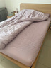 博洋（BEYOND）家纺60支新疆长绒棉四件套春秋床上用品纯棉套件全棉被套双人床单 【A版60S长绒棉】紫色床笠款 床单款 1.5米床(被套200*230厘米) 实拍图