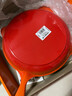 酷彩（Le Creuset）法国进口珐琅锅铸铁20/23/26cm圆形浅煎锅平底煎烤锅多功能平底锅 【2-4口之家】桔色 26cm 实拍图