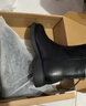 大东粗跟短靴女2025冬季新款简约时尚靴子经典百搭舒适女鞋0200D 黑色绒里 38 实拍图