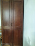 一木 实木衣柜 新中式 胡桃木 衣橱 大衣柜卧室 柜子 两门2# 【现货】 实拍图