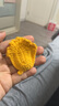 衣织都绣4股奶棉精梳棉牛奶毛线团手工编织diy钩针围巾材料包宝宝毛衣 亮黄67 实拍图