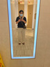 浪莎高腰冰丝阔腿裤女夏季薄款防晒防蚊冰丝裤宽松凉凉休闲裤子女 实拍图