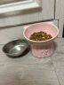 FD.Cattery猫碗陶瓷防黑下巴易清洗易食防打翻高脚护颈猫咪小狗饮水碗猫食盆 实拍图
