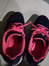 SKECHERS斯凯奇女鞋简约纯色运动鞋 轻质透气减震软底休闲鞋 12615/NVHP 海军蓝色/桃红色 36 实拍图