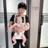 爱宝适婴儿背带前抱式解放双手抱娃神器斜挎背带腰凳升级护腰暗夜黑F02 实拍图