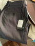 传棨 西裤男修身免烫西服裤商务休闲面试上班西装裤男士职业正装裤子 灰色常规款 31(2.35尺) 实拍图