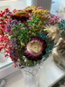 爱满（AIMAN）云南直发干花花束真花家居摆设装饰小清新客厅办公室摆件风干花束 多姿七彩+6菊花 满天星 不带花瓶 实拍图
