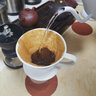 卡丽塔（Kalita）日本进口kalita卡丽塔咖啡壶套装滤杯陶瓷过滤器滴漏式滤纸分享壶 102白色咖啡滤杯 实拍图