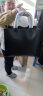 卡里普斯（CALYPSO） 手提包女大容量女士包包真皮女包通勤时尚公文包女单肩斜挎大包 黑色【大版】 竖款 实拍图