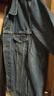 Levi's李维斯情侣同款美式经典复古休闲时尚潮牌修身牛仔夹克外套 深蓝色 L 实拍图