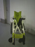 河村 日本轮椅老人折叠轻便手动推车轮椅可推可坐大轮 实心胎AY-18 AY18（45cm）坐宽 树脂轮圈 绿色 实拍图
