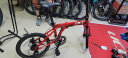 UCC 运动自行车变形金刚2折叠自行车铝合金车架20寸轮组禧玛诺变速 西红柿红 20英寸 晒单实拍图