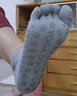 杜威克 瑜伽袜子硅胶防滑练功舒适按摩五指袜耐磨运动透气吸汗灰色 实拍图