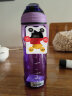 施密特（Simita）运动水杯男女士学生儿童Tritan大容量饮用塑料水杯子随行杯健身 炫彩紫 650ml 实拍图