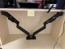 AOC 显示器支架双屏 桌面升降双臂支架 旋转电脑架 屏幕双臂支架居家办公电脑双臂支架AM420B/93（黑色） 实拍图