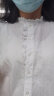 哈吉斯（HAZZYS）女装 夏款宫廷风法式复古纯色衬衫ATCSK13BK51 白色WT 165/88A 40 晒单实拍图