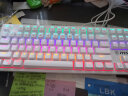 微星（MSI） GK50Z 终结者 有线机械键盘鼠标套装 RGB电竞游戏办公电脑键盘  吃鸡键盘 GK50Z+GM20 V2【白色键鼠套餐】 茶轴 实拍图