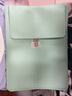 BUBM 华为matebook14s笔记本配件 xpro14内胆包matebook e平板电脑配件包加厚内胆包 抹绿色 +电源包 14寸-（华为matebook14s拍13寸包） 实拍图