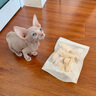 爪子心选（PETCHOICE）猫咪零食冻干宠物狗狗鸡胸肉多春鱼三文鱼干鸭肉牛肝蛋黄 鸡胸肉冻干50g（限时买1送1） 实拍图