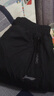李宁（LI-NING）运动裤男夹棉裤秋冬季防风宽松直筒户外运动系带加绒长裤训练裤子 墨水蓝（夹棉） S/165 实拍图