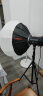 金贝（JINBEI） 补光灯EF-150PRO直播灯led补光灯视频摄影灯拍摄美妆饰品柔光灯套装 EF-150pro单灯+65CM球罩（白光） 晒单实拍图