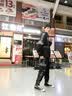 NASADKGM秋季运动套装青少年男休闲套装卫衣男宽松春秋款健身服秋冬运动服 9188黑色 XL (推荐体重125-145斤) 实拍图