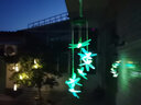 倍绿太阳能庭院灯户外防水装饰灯花园别墅景观灯led氛围小夜灯风铃灯 蜻蜓风铃灯彩色 实拍图