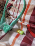 希兰德（XILANDE）无线蓝牙耳机超长续航200小时可插卡MP3颈挂脖入耳式运动跑步大电量适用于苹果华为vivo小米oppo 活泼绿蓝牙32G歌[9D＋200小时] 实拍图