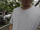 安踏（ANTA）速干套装丨男运动短袖短裤夏跑步套装足球套装训练服两件套晨练服 【胸口小logo】白7202-1 XXL/185 实拍图