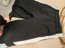 361°童装 女童长裤2025冬中大童弹力针织加绒保暖长裤 黑130 实拍图