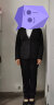 Gesaiya品牌小西装女2022年春秋冬季长袖职业装套装正式商务正装面试上班教师工作服 黑色套装+白衬衫 XL（110-120斤） 晒单实拍图
