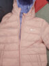 鸿星尔克（ERKE）童装男童中大童防风外套保暖时尚百搭户外运动羽绒服外套 桑橙粉 165 实拍图