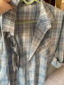 初申春夏季格子长袖衬衫女韩版宽松衬衣休闲上衣薄外套 SW13CS382  实拍图