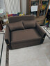 翼度空间坐卧两用床铁 实木沙发床多功能两用 客厅书房折叠床沙发变床组合 浅灰色1133-37 外径1.15米海绵款 无储物 单人位 实拍图