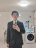 罗蒙 西服男士休闲西装男套装外套修身伴郎新郎结婚商务职业正装衣服 黑色双扣(上衣+裤子+衬衫+领带) 5XL /195【175-190斤】 实拍图