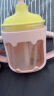 babycare儿童牛奶杯燕麦杯豆浆杯带刻度宝宝早餐杯玻璃水杯泡奶杯光栅红 实拍图