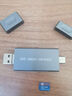JJC USB3.0读卡器 适用于华为手机NM卡 SD/TF卡高速多合一OTG支持Type-C安卓苹果16/15读取存储卡配件 商务灰 Type-C+USB+Micro B口 实拍图