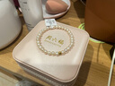 黛米（daimi）白色淡水小baby珍珠手链弹力绳款送女友礼物足金手链手串手饰 【SL176】精选5-6mm金重约0.03g 实拍图