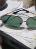 RNRN 钢化玻璃太阳镜男士大号大脸蛤蟆镜紫外线墨镜开车钓鱼驾驶眼镜 金框黑灰片(大款)钢化玻璃 高清镜片(+镜盒镜布) 实拍图